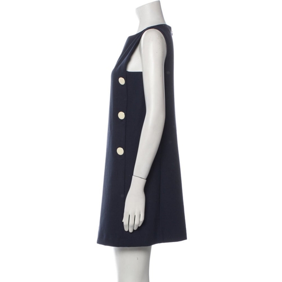 Tory Burch Navy Shift Mini Dress - Picture 1 of 7